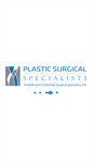 Mobile Screenshot of plasticsurgicalspecialists.net